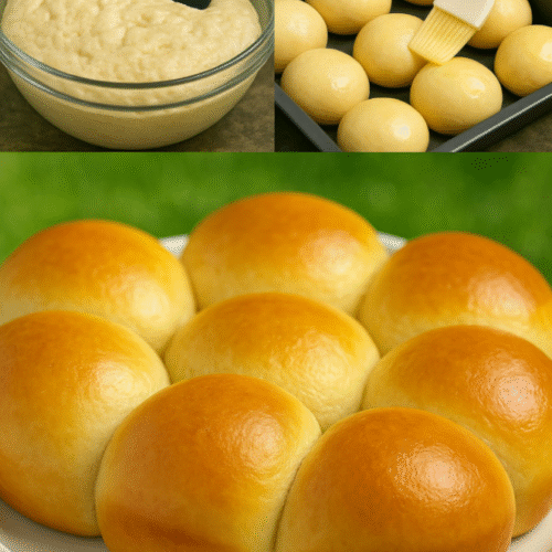 und einfachsten Brötchen als Beilage