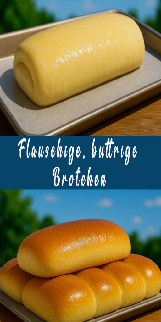 Flauschige buttrige Brötchen