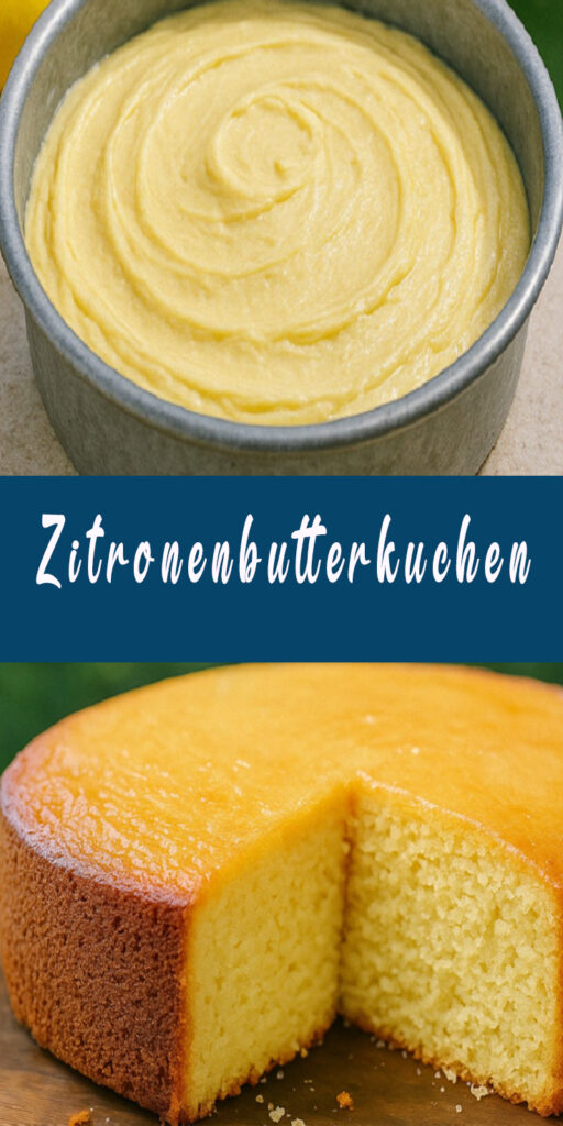 Zitronenbutterkuchen