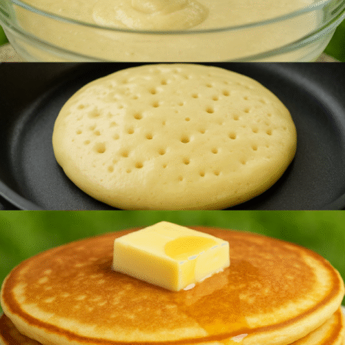Fluffige Vanillepfannkuchen