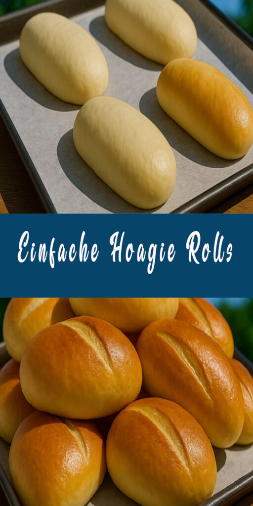 Einfache Hoagie Rolls