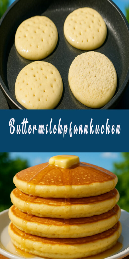 Beste Buttermilchpfannkuchen