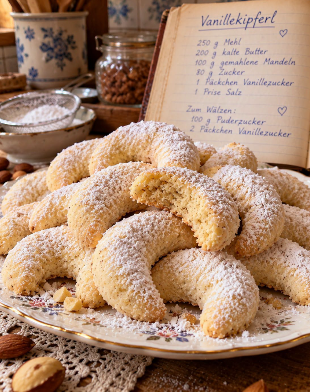 Omas Vanillekipferl – himmlisch zart, mürbe und einfach unwiderstehlich!